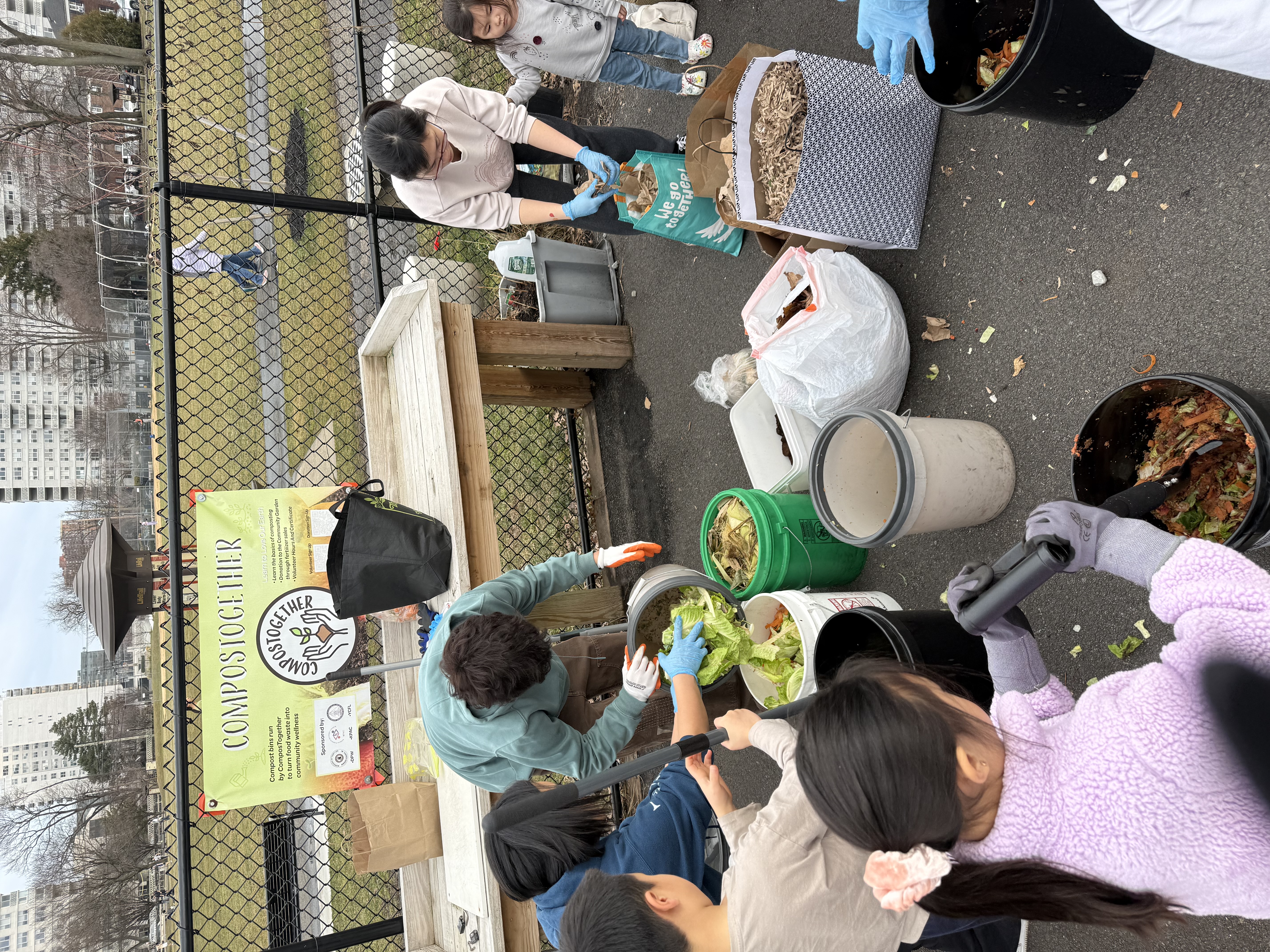 Jed Cha is leading a community composting event as part of Compostogether's local initiatives